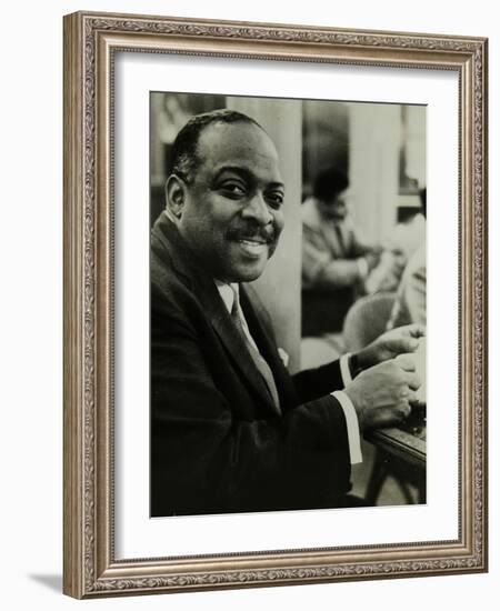 Portrait of Count Basie, 1950S-Denis Williams-Framed Photographic Print