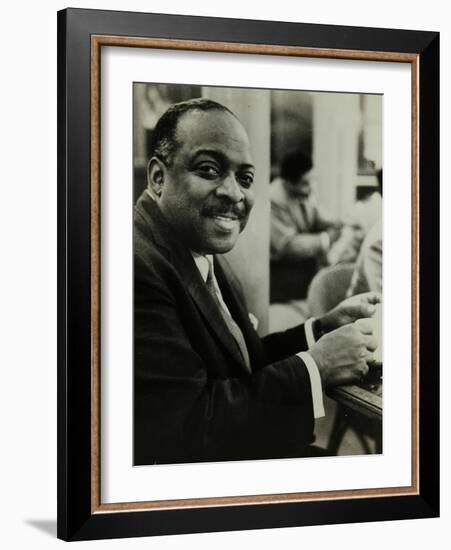 Portrait of Count Basie, 1950S-Denis Williams-Framed Photographic Print