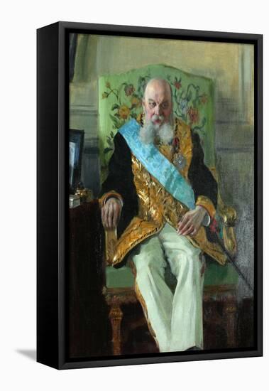 Portrait of Count Dmitri Martynovich Solski (1833-191), 1908-Boris Michaylovich Kustodiev-Framed Premier Image Canvas