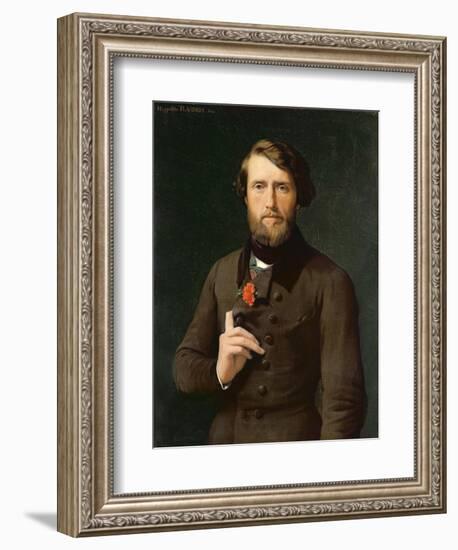 Portrait of Count Felix D'Arjuzon (1800-74) 1841-Hippolyte Flandrin-Framed Giclee Print