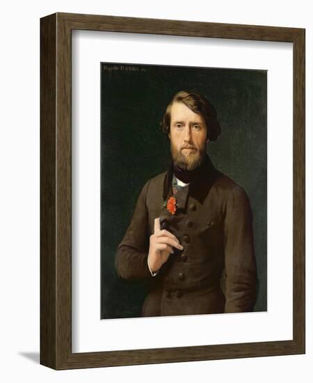 Portrait of Count Felix D'Arjuzon (1800-74) 1841-Hippolyte Flandrin-Framed Giclee Print