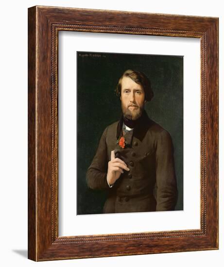 Portrait of Count Felix D'Arjuzon (1800-74) 1841-Hippolyte Flandrin-Framed Giclee Print