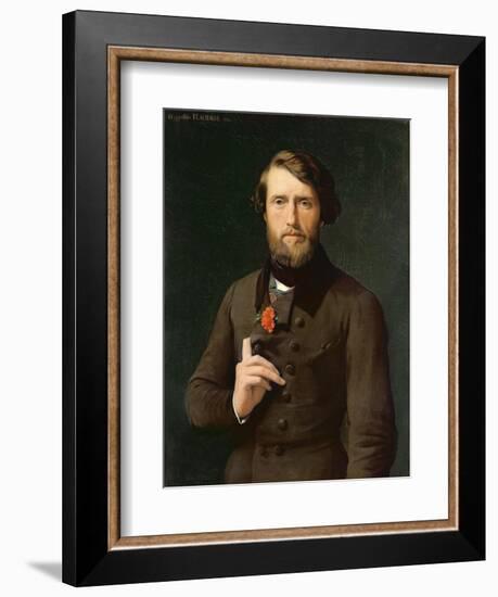 Portrait of Count Felix D'Arjuzon (1800-74) 1841-Hippolyte Flandrin-Framed Giclee Print