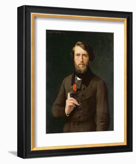 Portrait of Count Felix D'Arjuzon (1800-74) 1841-Hippolyte Flandrin-Framed Giclee Print