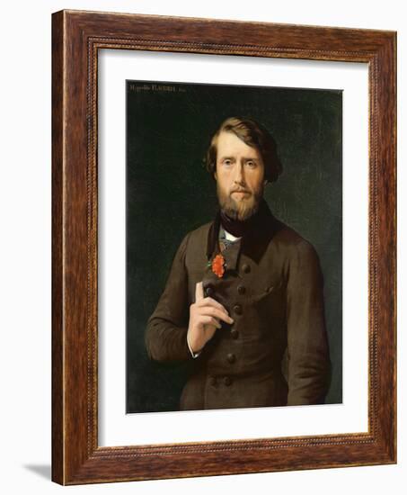 Portrait of Count Felix D'Arjuzon (1800-74) 1841-Hippolyte Flandrin-Framed Giclee Print