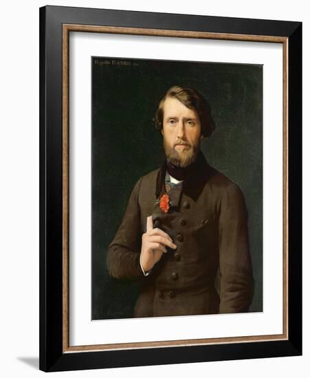 Portrait of Count Felix D'Arjuzon (1800-74) 1841-Hippolyte Flandrin-Framed Giclee Print