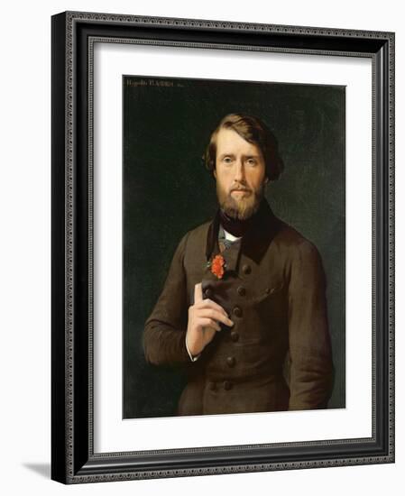 Portrait of Count Felix D'Arjuzon (1800-74) 1841-Hippolyte Flandrin-Framed Giclee Print