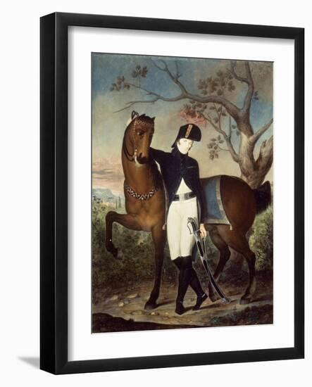 Portrait of Count Girolamo Fenaroli-Giovanni Battista Gigola-Framed Giclee Print