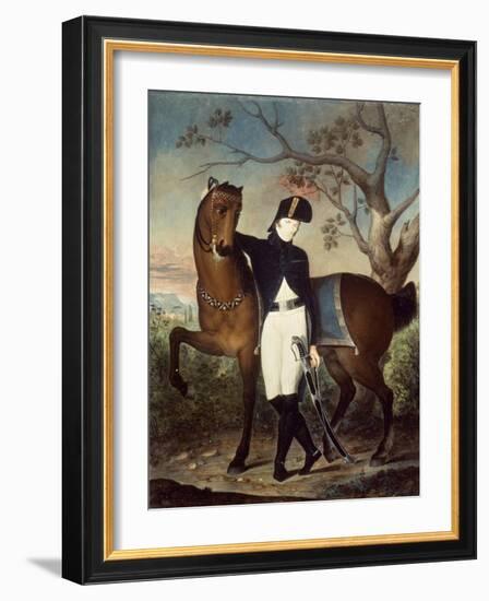 Portrait of Count Girolamo Fenaroli-Giovanni Battista Gigola-Framed Giclee Print