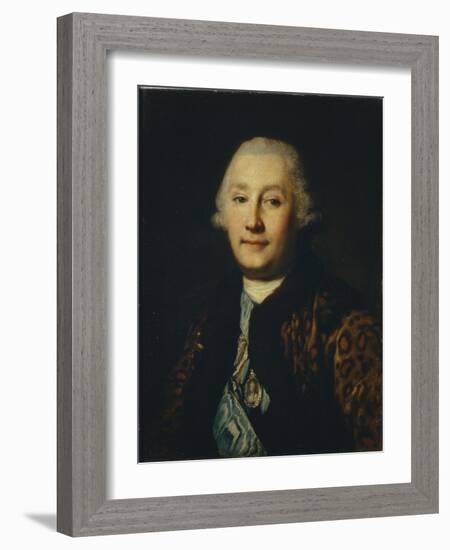 Portrait of Count Grigory Grigoryevich Orlov (1734-178)-Vigilius Erichsen-Framed Giclee Print