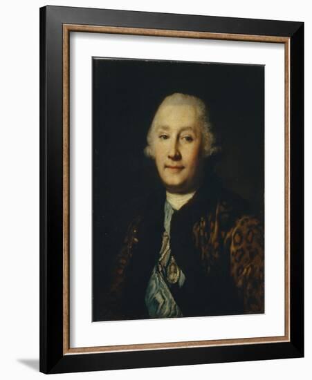 Portrait of Count Grigory Grigoryevich Orlov (1734-178)-Vigilius Erichsen-Framed Giclee Print