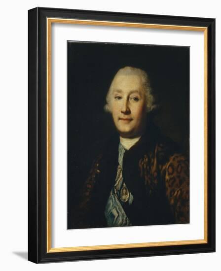 Portrait of Count Grigory Grigoryevich Orlov (1734-178)-Vigilius Erichsen-Framed Giclee Print