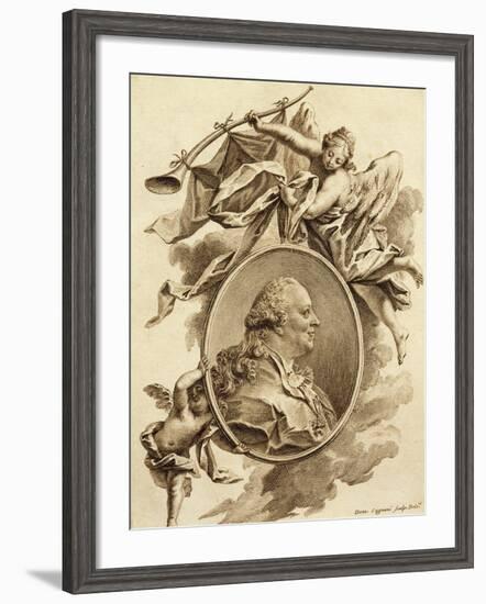 Portrait of Count Karl Joseph Von Firmian-null-Framed Giclee Print