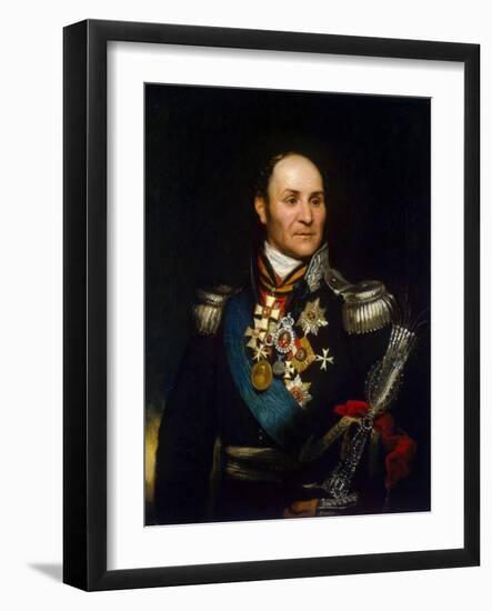 Portrait of Count Matvei Ivanovich Platov, (1757-181), 1814-Thomas Phillips-Framed Giclee Print