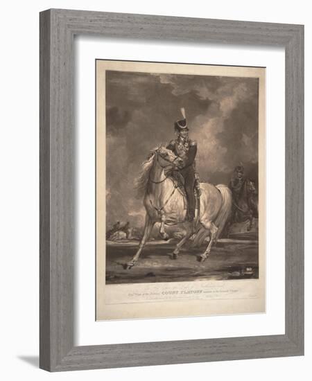 Portrait of Count Matvei Ivanovich Platov (1757-181), 1815-Thomas Phillips-Framed Giclee Print