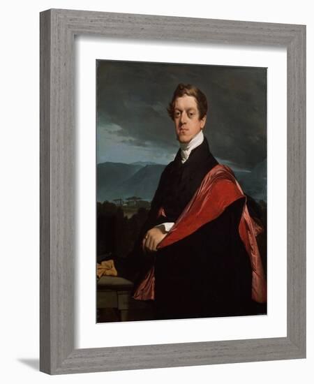 Portrait of Count Nikolay D. Guriev, (1792-186), 1821-Jean-Auguste-Dominique Ingres-Framed Giclee Print