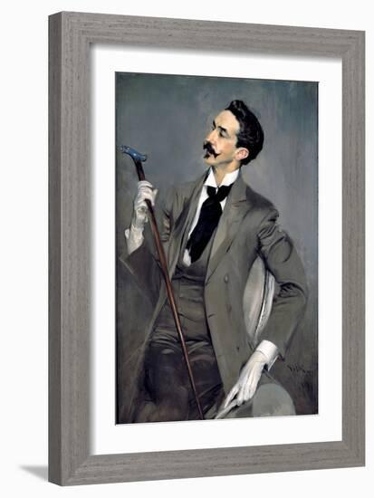 Portrait of Count Robert De Montesquiou-Giovanni Boldini-Framed Giclee Print