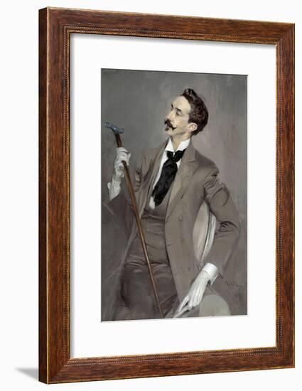 Portrait of Count Robert of Montesquiou by Giovanni Boldini-null-Framed Giclee Print