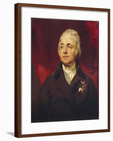 Portrait of Count Semyon Romanovich Vorontsov (1744-183)-Thomas Lawrence-Framed Giclee Print