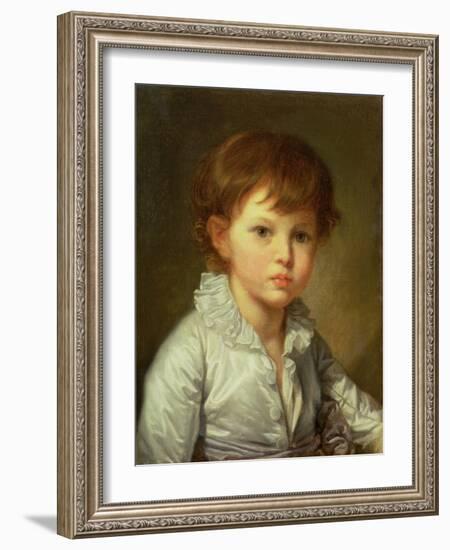 Portrait of Count Stroganov as a Child, 1778-Jean-Baptiste Greuze-Framed Giclee Print