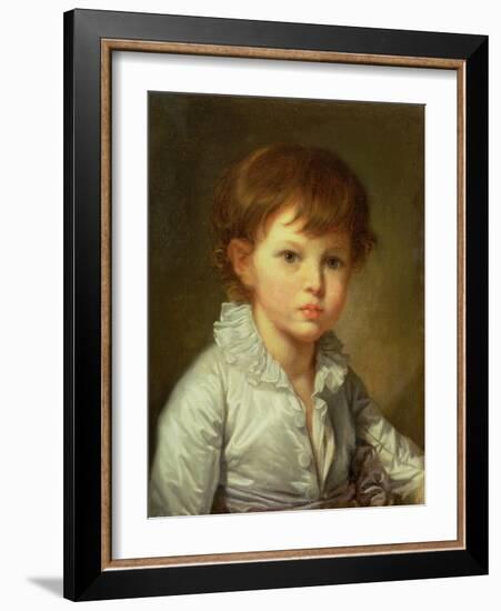 Portrait of Count Stroganov as a Child, 1778-Jean-Baptiste Greuze-Framed Giclee Print