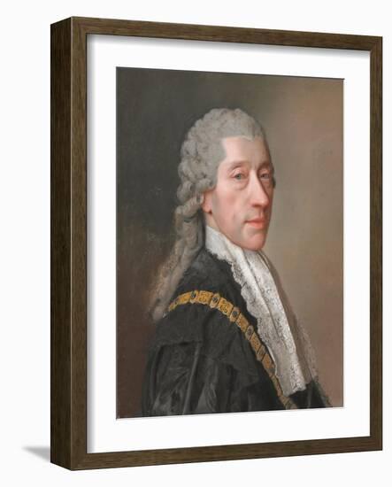 Portrait of Count Wenzel Anton Kaunitz-Jean-Etienne Liotard-Framed Giclee Print