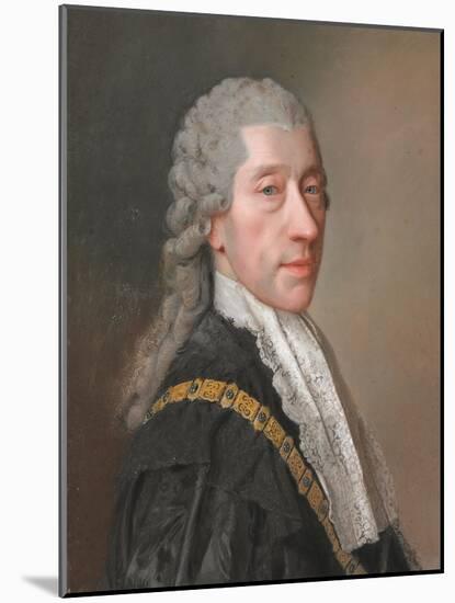 Portrait of Count Wenzel Anton Kaunitz-Jean-Etienne Liotard-Mounted Giclee Print