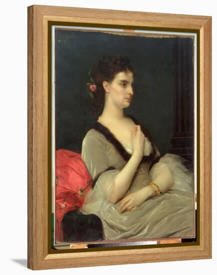 Portrait of Countess E.A. Vorontova-Dashkova, 1873-Alexandre Cabanel-Framed Premier Image Canvas