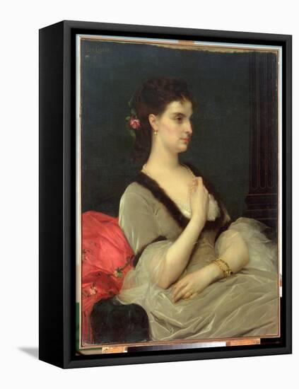 Portrait of Countess E.A. Vorontova-Dashkova, 1873-Alexandre Cabanel-Framed Premier Image Canvas