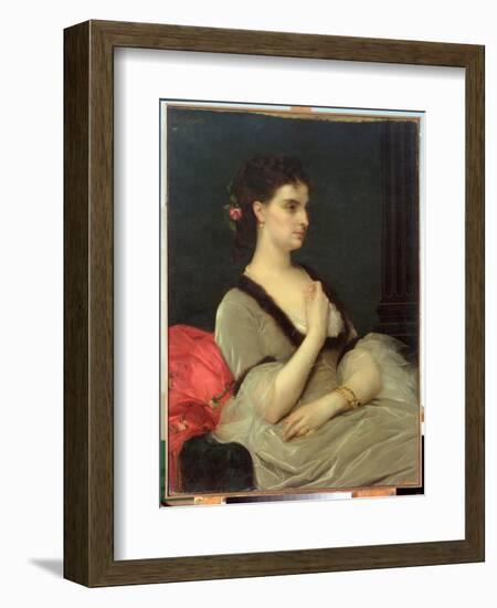 Portrait of Countess E.A. Vorontova-Dashkova, 1873-Alexandre Cabanel-Framed Giclee Print