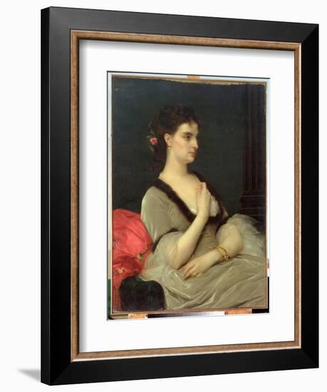 Portrait of Countess E.A. Vorontova-Dashkova, 1873-Alexandre Cabanel-Framed Giclee Print