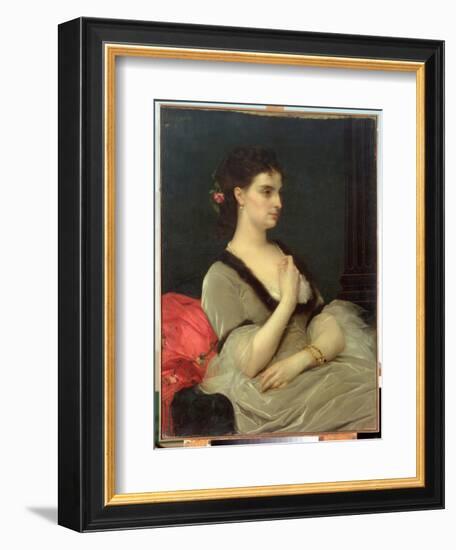 Portrait of Countess E.A. Vorontova-Dashkova, 1873-Alexandre Cabanel-Framed Giclee Print