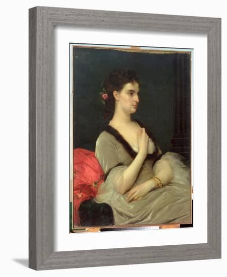 Portrait of Countess E.A. Vorontova-Dashkova, 1873-Alexandre Cabanel-Framed Giclee Print