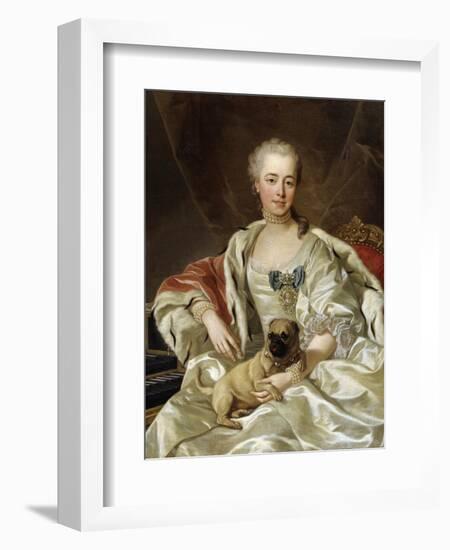 Portrait of Countess Ekaterina Golitsyna, 1759-Louis Michel Van Loo-Framed Giclee Print