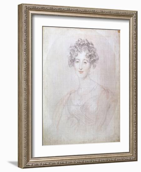 Portrait of Countess Elisabeth Vorontsova, 1821-Thomas Lawrence-Framed Giclee Print