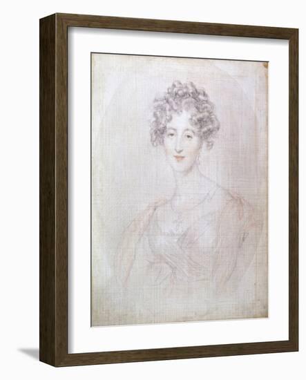 Portrait of Countess Elisabeth Vorontsova, 1821-Thomas Lawrence-Framed Giclee Print