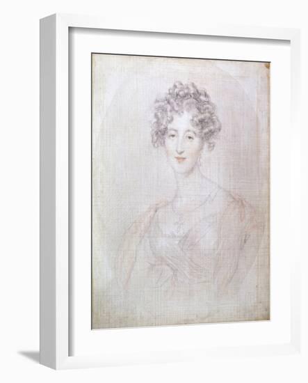 Portrait of Countess Elisabeth Vorontsova, 1821-Thomas Lawrence-Framed Giclee Print