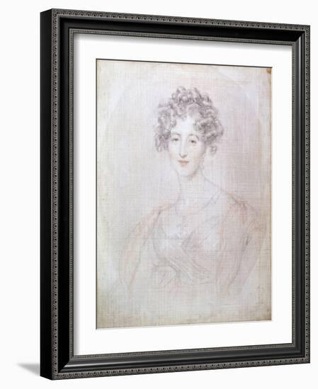 Portrait of Countess Elisabeth Vorontsova, 1821-Thomas Lawrence-Framed Giclee Print