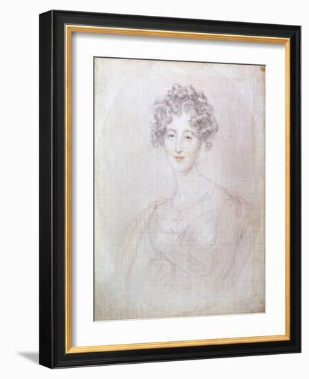 Portrait of Countess Elisabeth Vorontsova, 1821-Thomas Lawrence-Framed Giclee Print