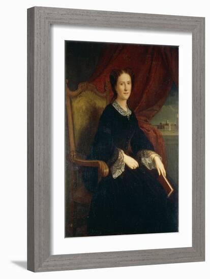 Portrait of Countess Giuseppina Muzzarelli-Pietro Scoppetta-Framed Giclee Print