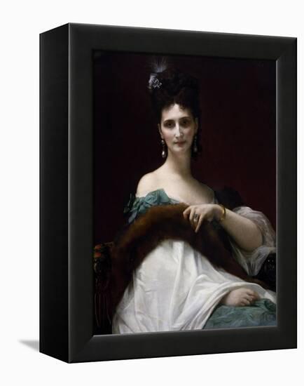 Portrait of Countess Keller, 1873-Alexandre Cabanel-Framed Premier Image Canvas