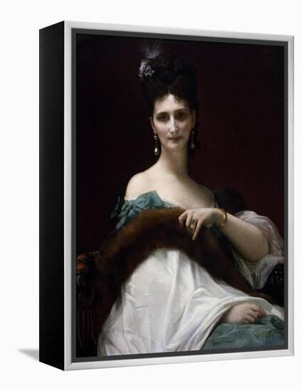 Portrait of Countess Keller, 1873-Alexandre Cabanel-Framed Premier Image Canvas