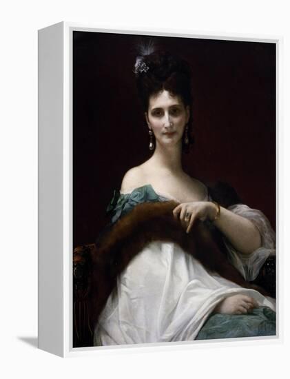 Portrait of Countess Keller, 1873-Alexandre Cabanel-Framed Premier Image Canvas