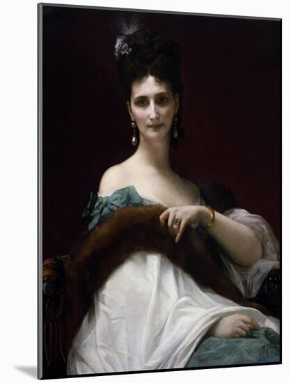 Portrait of Countess Keller, 1873-Alexandre Cabanel-Mounted Giclee Print