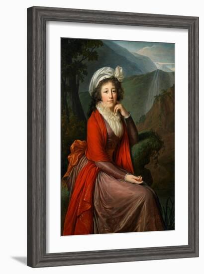 Portrait of Countess Maria Theresia Bucquoi, 1793-Elisabeth Louise Vigee-LeBrun-Framed Giclee Print