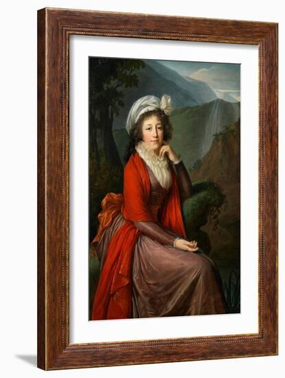 Portrait of Countess Maria Theresia Bucquoi, 1793-Elisabeth Louise Vigee-LeBrun-Framed Giclee Print