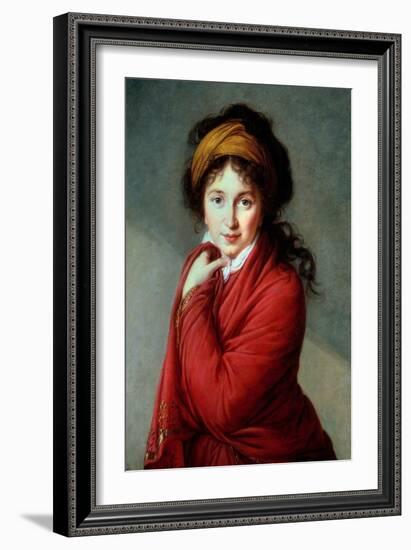 Portrait of Countess Nathalie Golovine (1724-1767), 19Th Century (Oil on Canvas)-Elisabeth Louise Vigee-LeBrun-Framed Giclee Print
