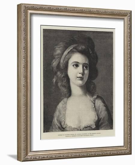 Portrait of Countess Potocka, in the Dresden Gallery-Angelica Kauffmann-Framed Giclee Print