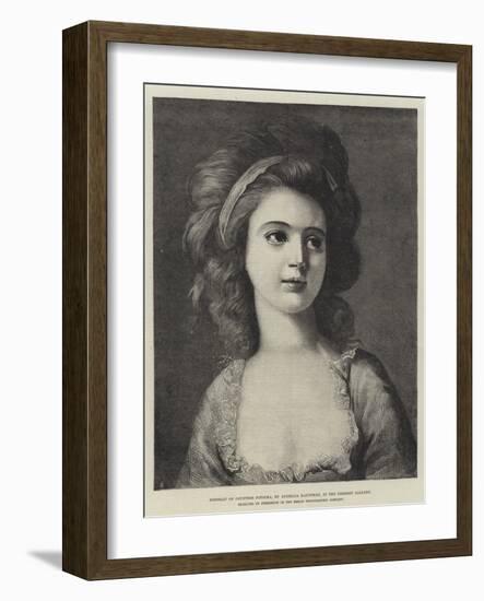 Portrait of Countess Potocka, in the Dresden Gallery-Angelica Kauffmann-Framed Giclee Print