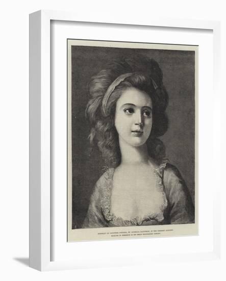 Portrait of Countess Potocka, in the Dresden Gallery-Angelica Kauffmann-Framed Giclee Print